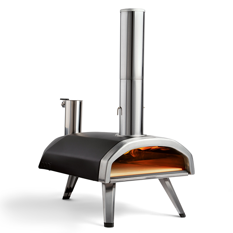 The Ooni Fyra 12 is by far one of the lightest and most affordable portable pizza ovens